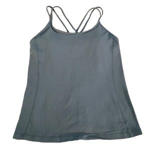 Lululemon Tank Top Criss Cross Back Size 10 EUC/NC #010